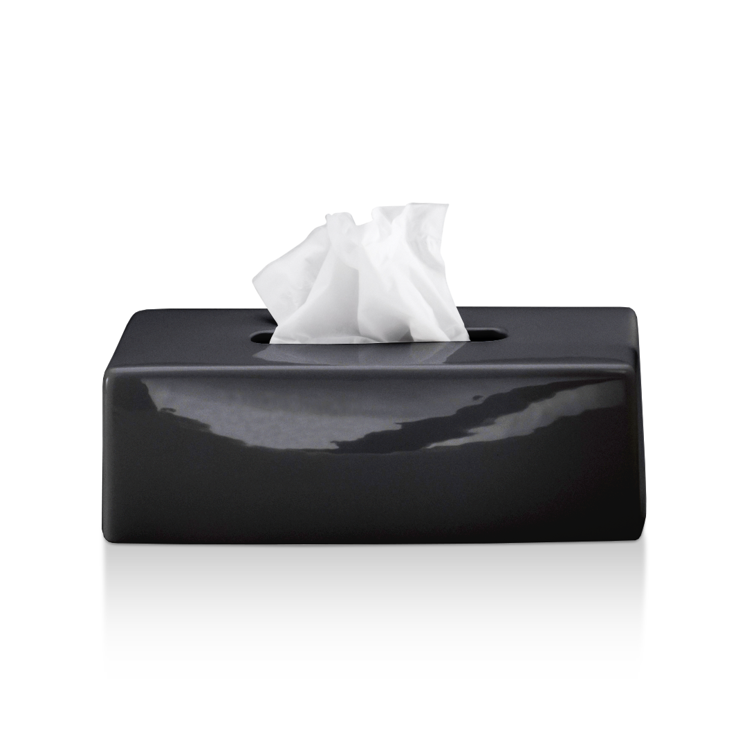 Decor Walther KB 88 Tissue box Porcelain black