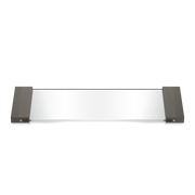 Decor Walther TAB 34 Tray small Dark Metal Matt / clear glass
