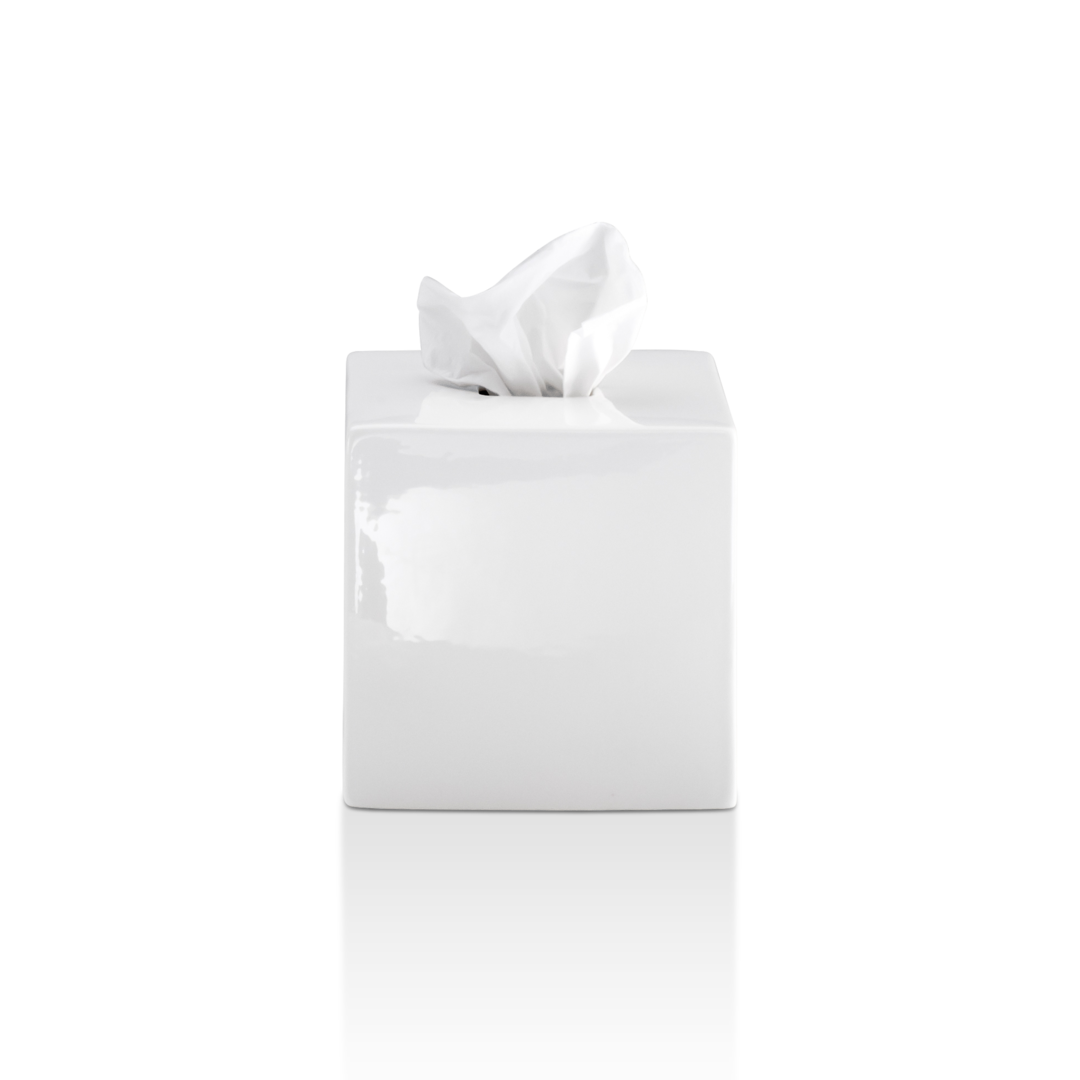 Decor Walther KB 89 Tissue box square Porcelain white