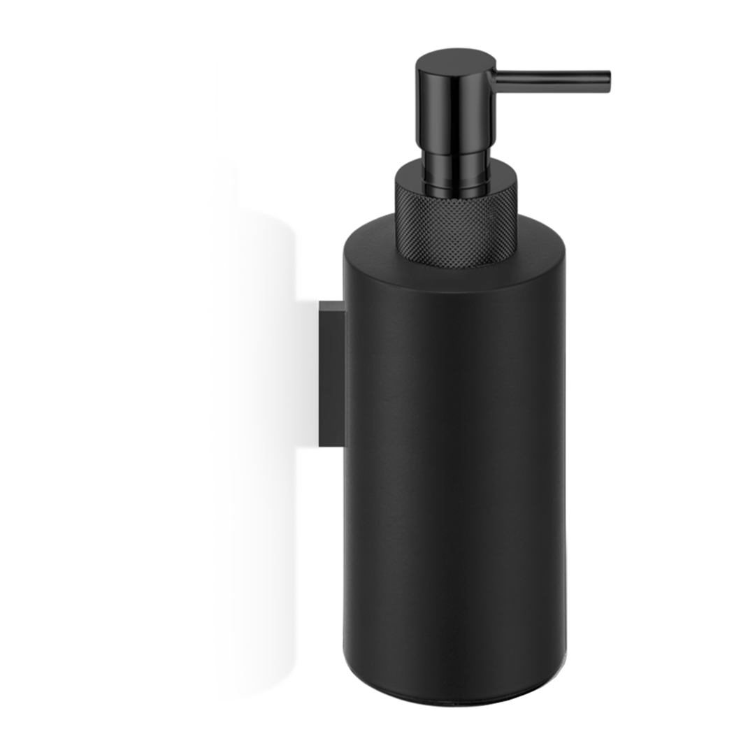 Decor Walther CLUB WSP 3 Soap dispenser wall mounted - Black matt / Black matt