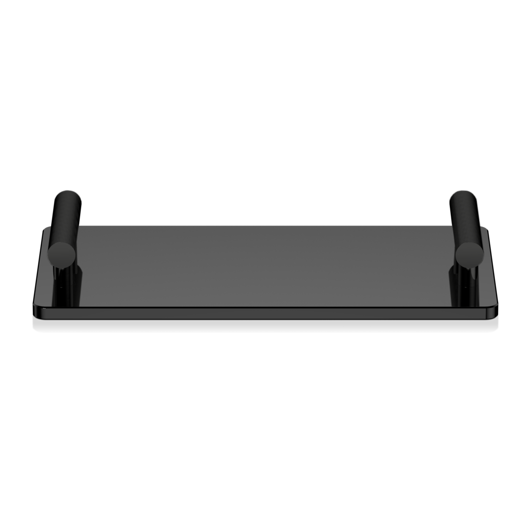 Decor Walther CLUB TAB Tray Black matt / Floatglass Black