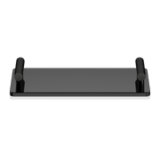 Decor Walther CLUB TAB Tray Black matt / Floatglass Black