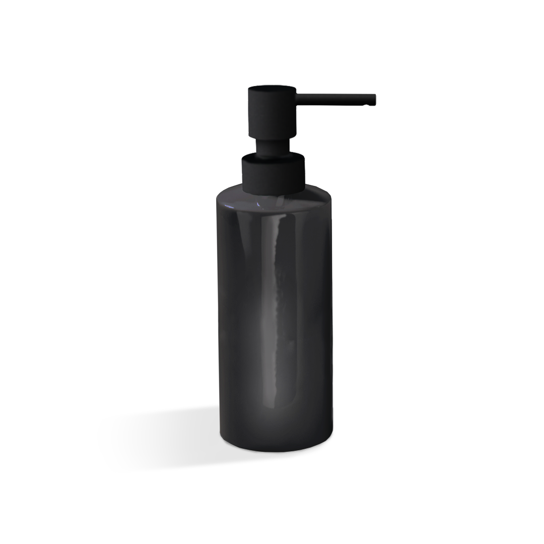 Decor Walther DW 480 Soap dispenser Porcelain Black / Black matt
