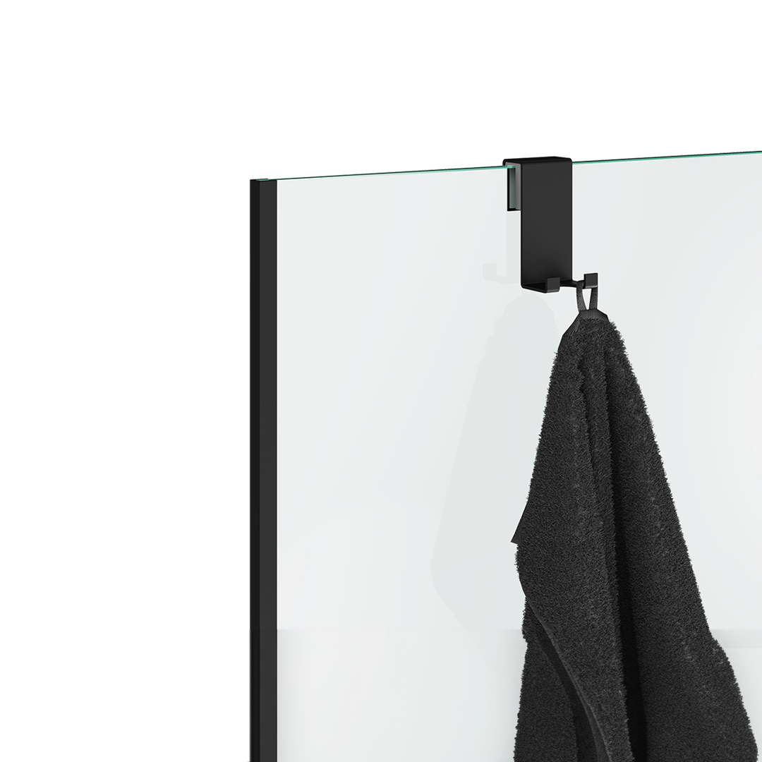 Decor Walther DH 2 Hook for shower enclosure Black matt