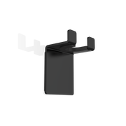 Decor Walther WH 4 Hook self adhesive Black matt