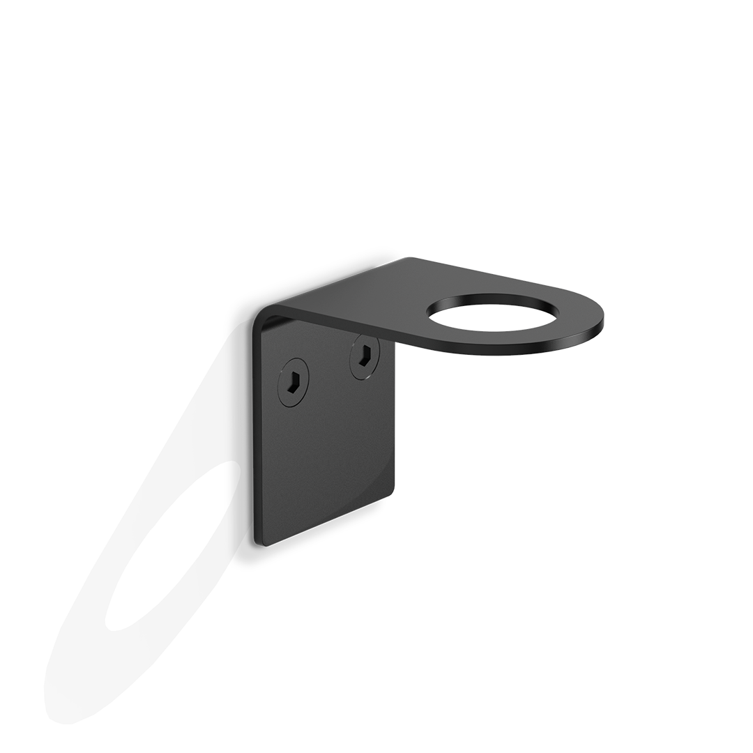 Decor Walther HOLD Dispenser holder wall mounted Black matt