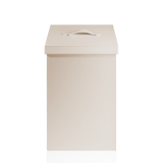 Decor Walther BROWNIE WB Laundry basket with cover Artificial leather Sand