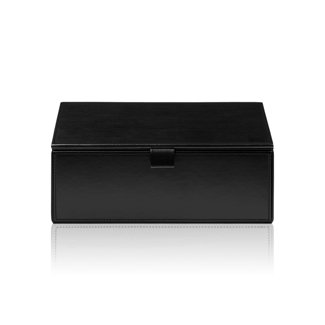 Decor Walther BROWNIE BMD2 Utensil box big with cover - Artificial leather black