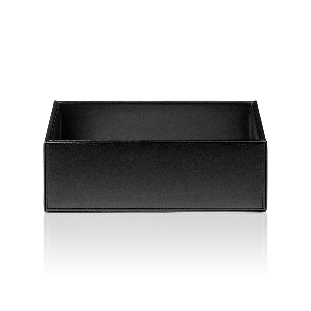 Decor Walther BROWNIE BOD2 Utensil box big - Artificial leather black