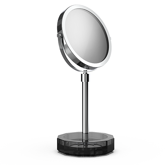 KR KSA KRISTALL Cosmetic mirror with Shelf