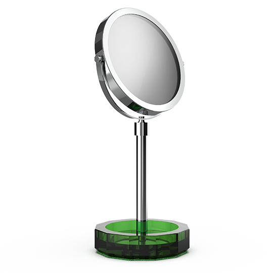 KR KSA KRISTALL Cosmetic mirror with Shelf