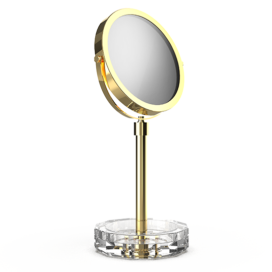 KR KSA KRISTALL Cosmetic mirror with Shelf