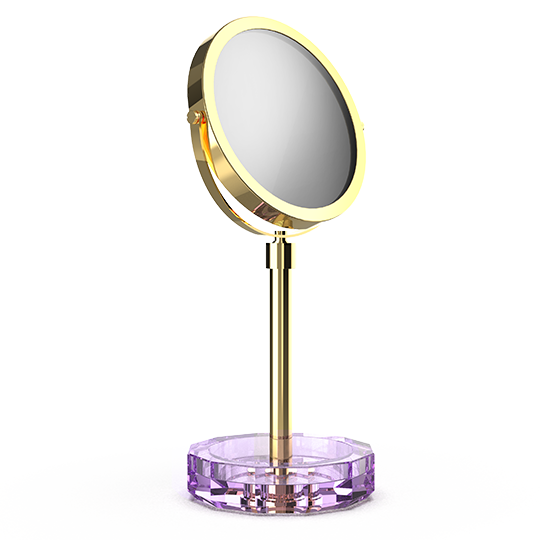 KR KSA KRISTALL Cosmetic mirror with Shelf