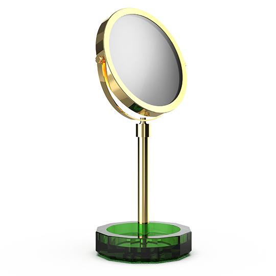 KR KSA KRISTALL Cosmetic mirror with Shelf
