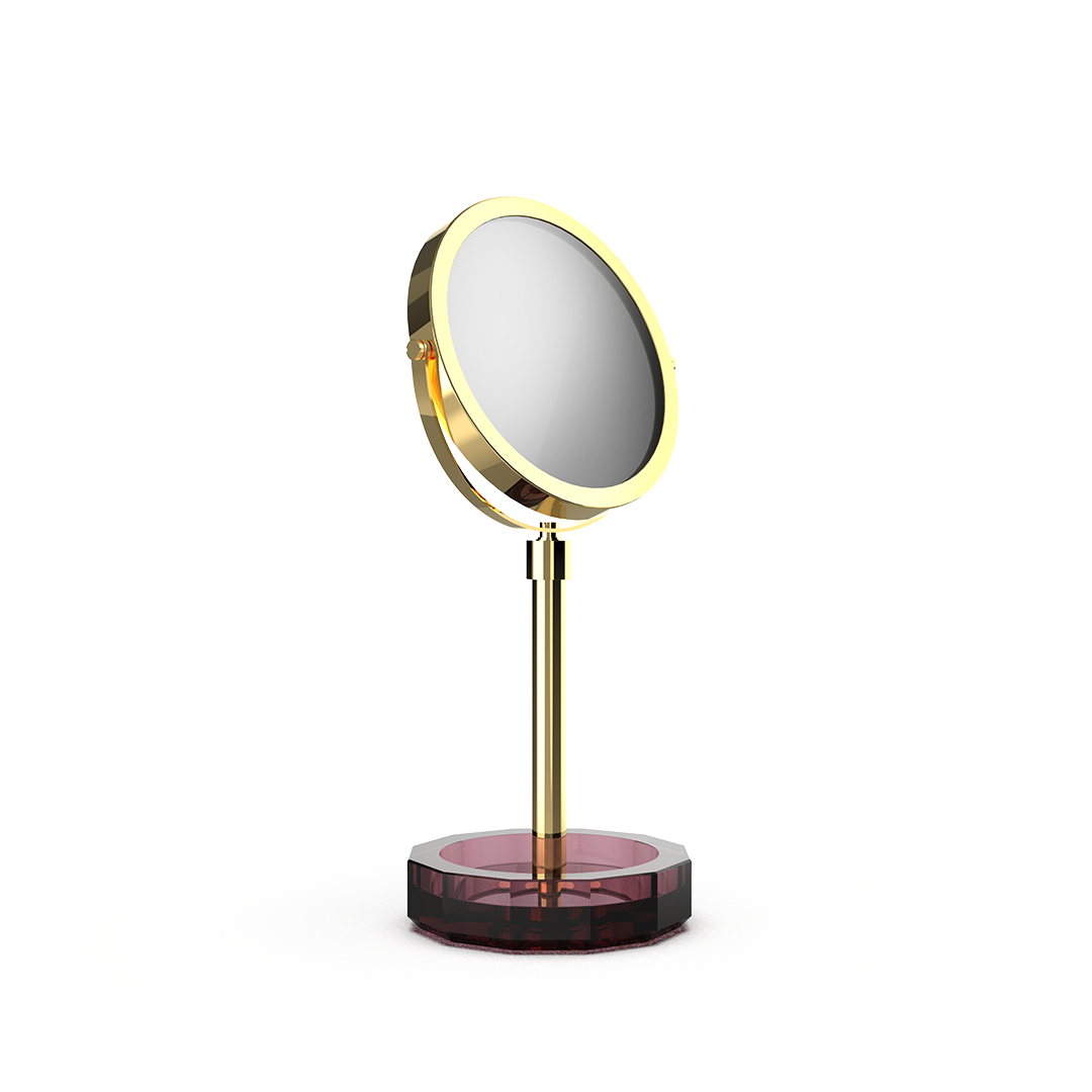 KR KSA KRISTALL Cosmetic mirror with Shelf