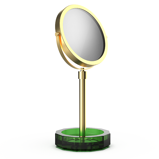 KR KSA KRISTALL Cosmetic mirror with Shelf