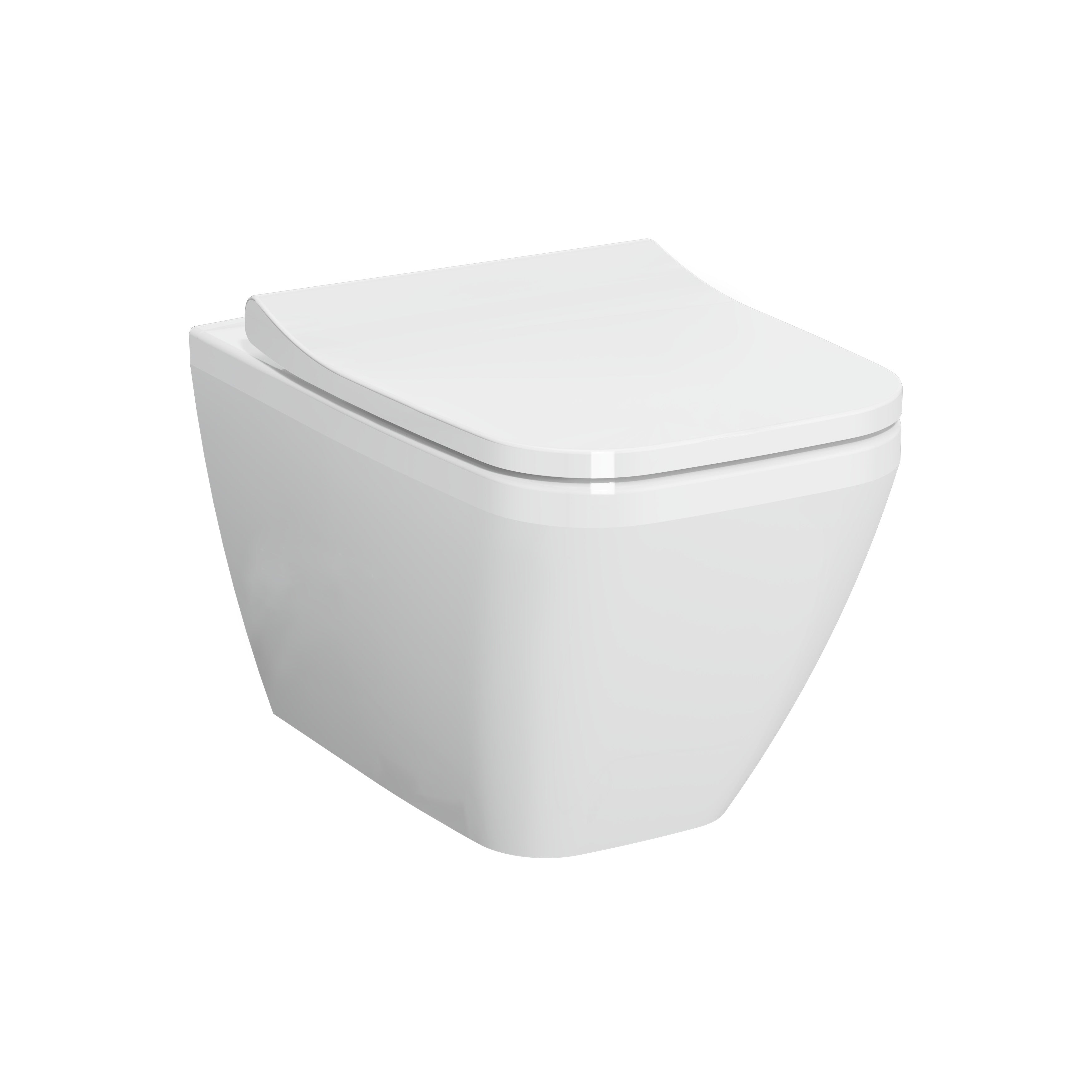 Rim-Ex Wall-Hung Wc, 54 cm , Hidden Fixation