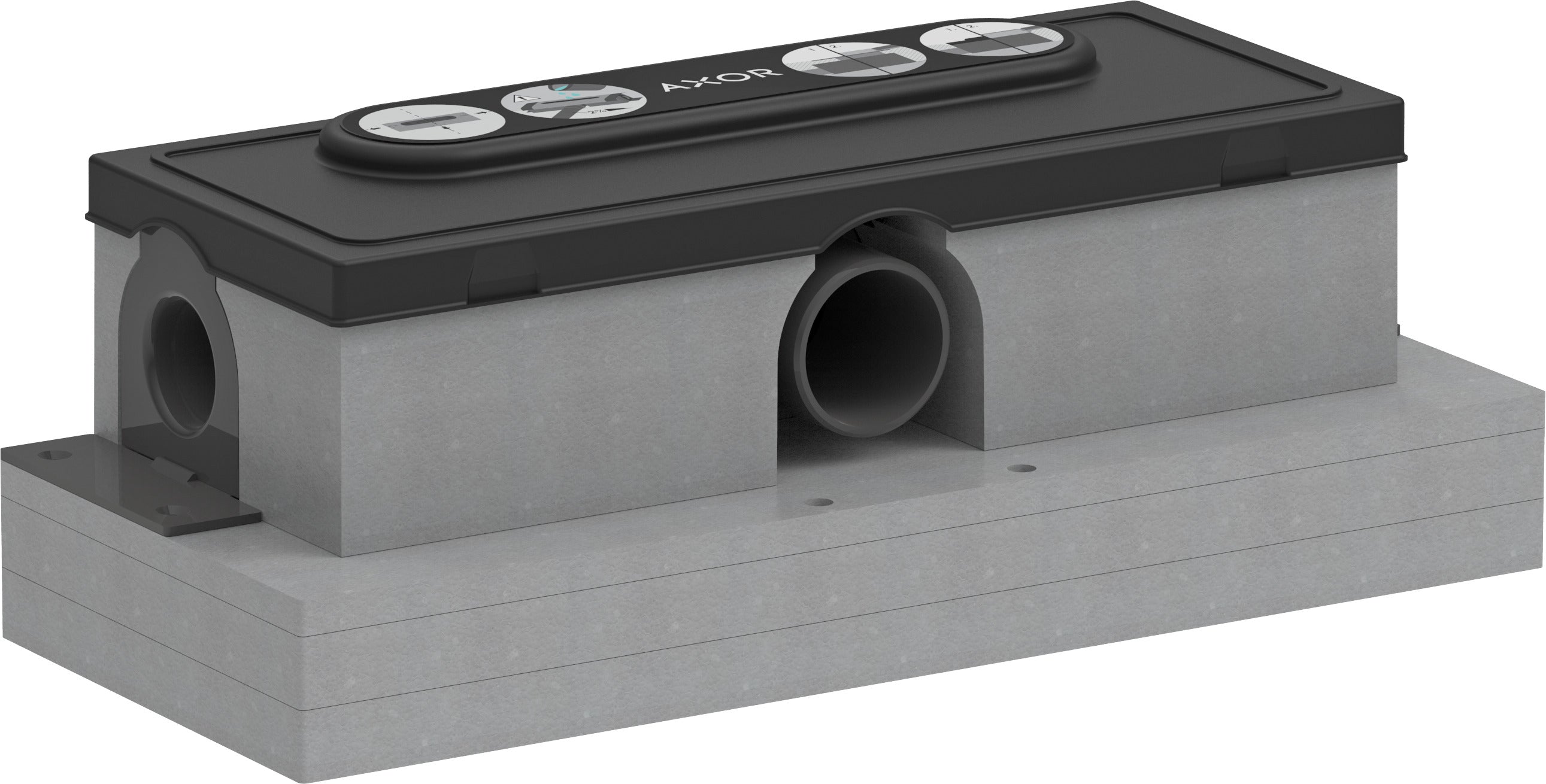 AXOR uBox universal Base set for finish sets for standard installation