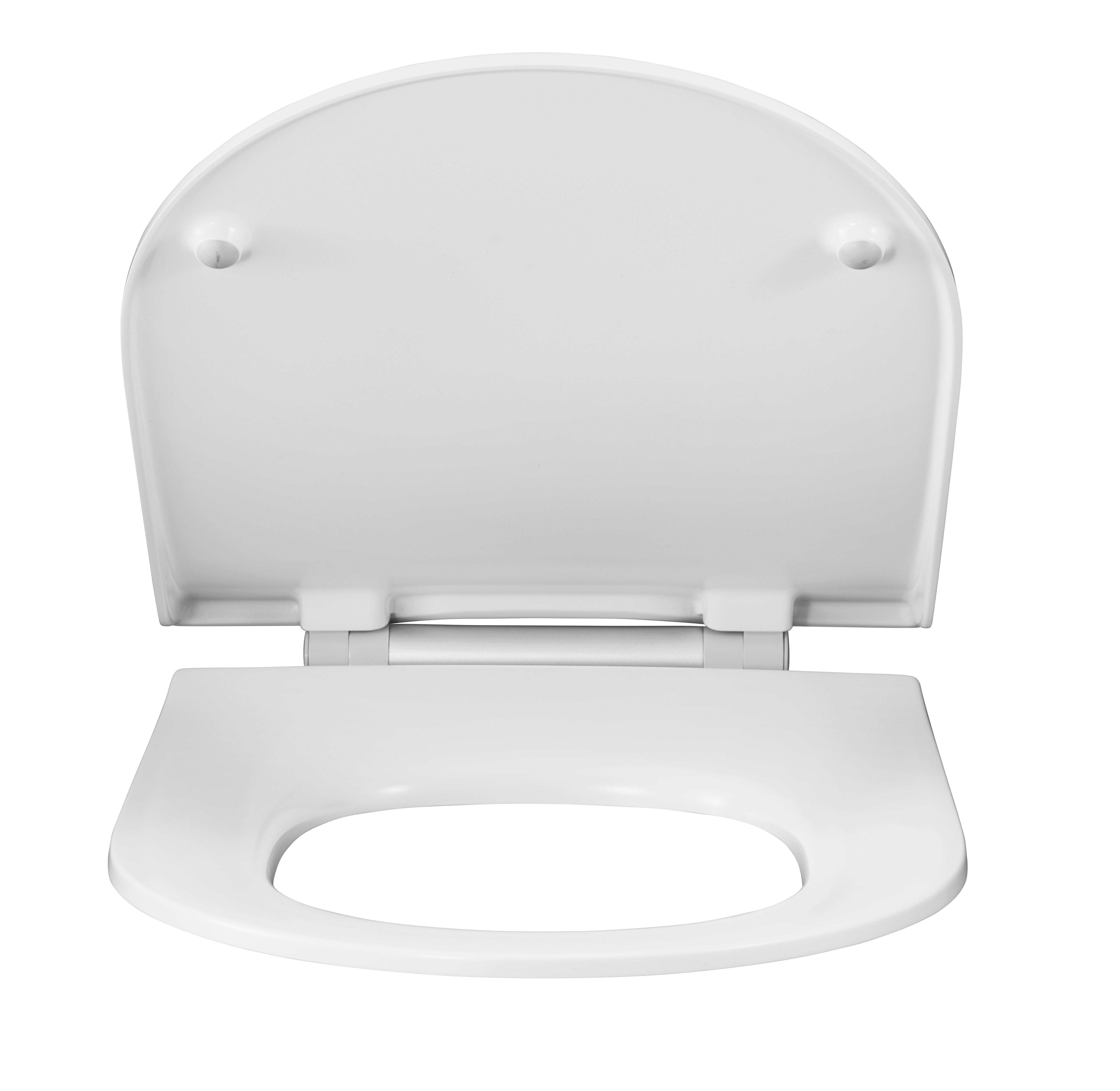 Toilet seat Pressalit Projecta D Solid Pro, Polygiene with soft close w/cover