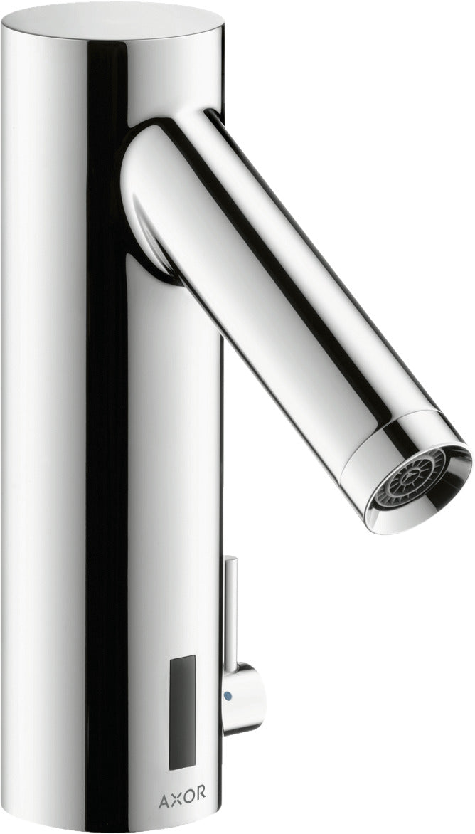 AXOR Starck Electronic basin mixer 90 with temperature control, battery-operated