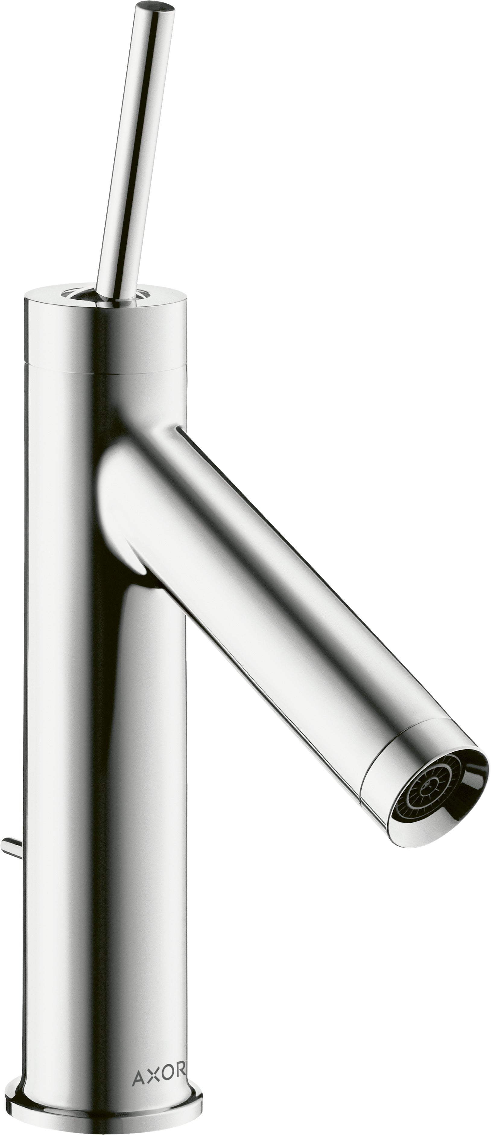 AXOR Starck Single lever basin mixer 90 with pin handle and pop-up waste