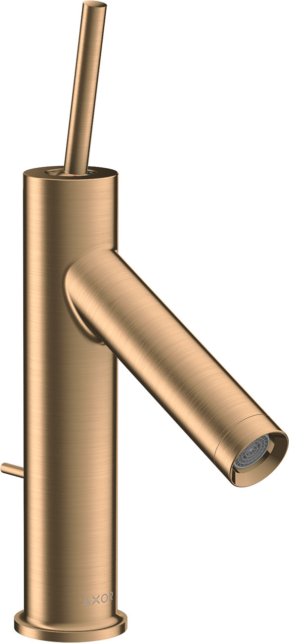 AXOR Starck Single lever basin mixer 90 with pin handle and pop-up waste