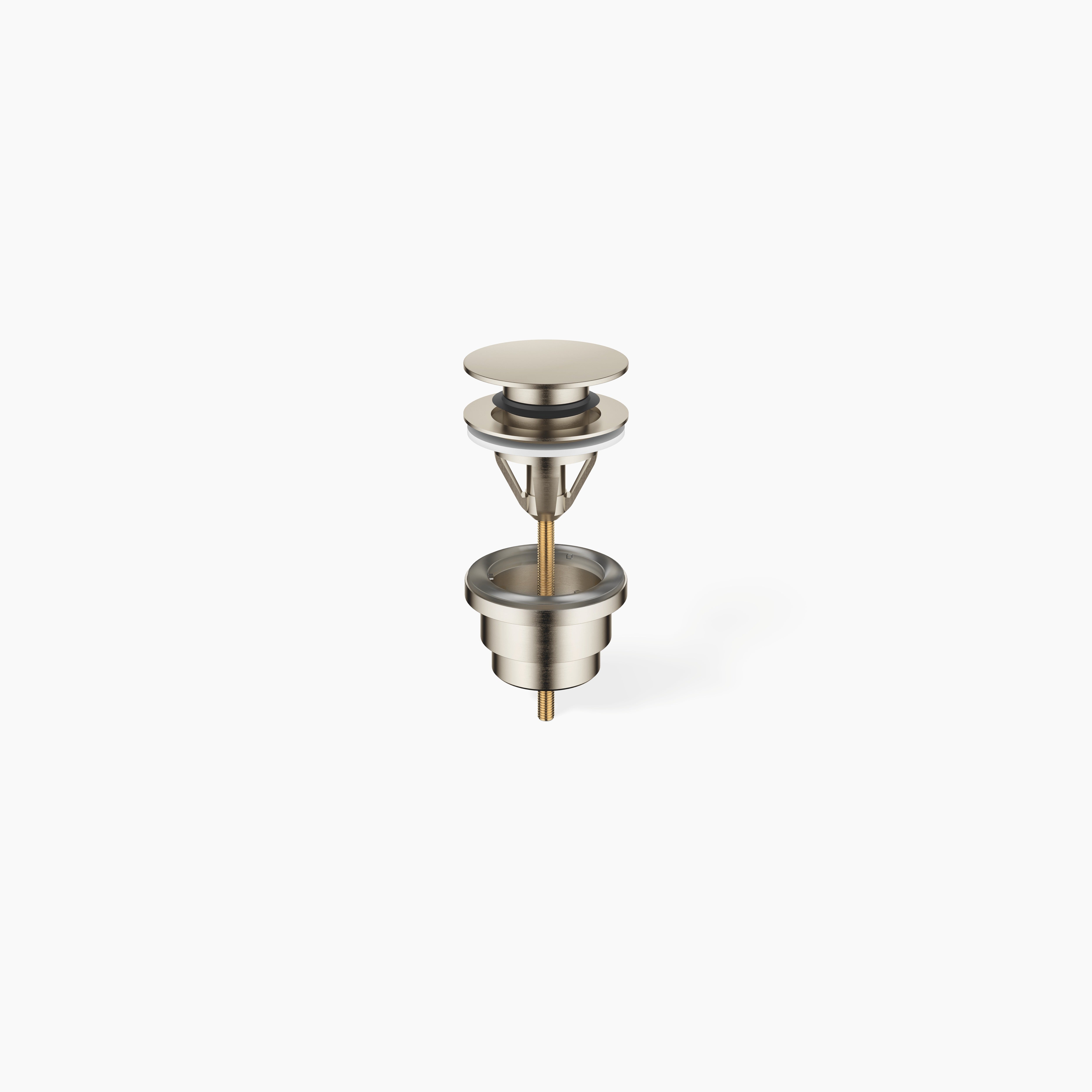 Basin Waste With Push Fastening 1 1 4 Chrome