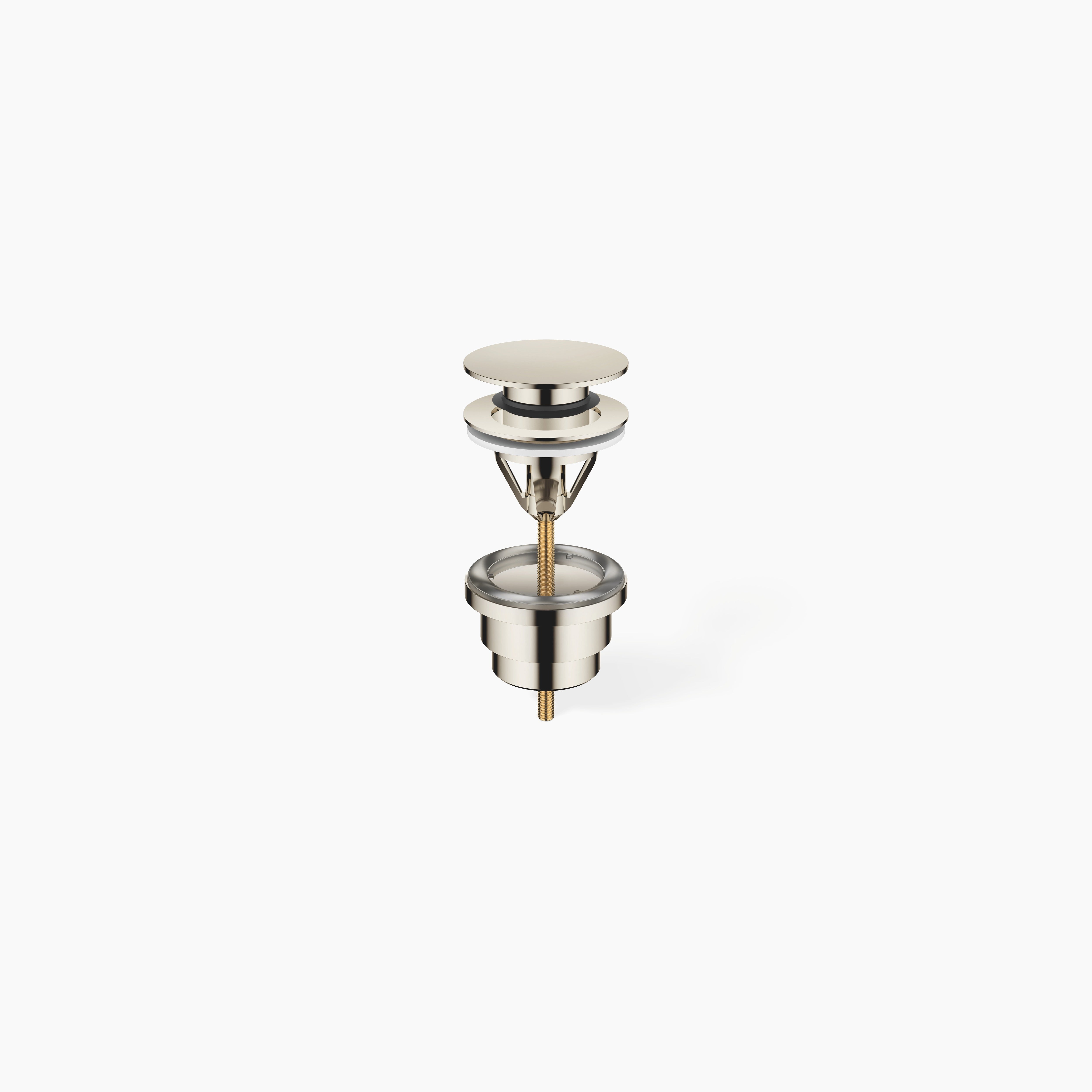 Basin Waste With Push Fastening 1 1 4 Chrome