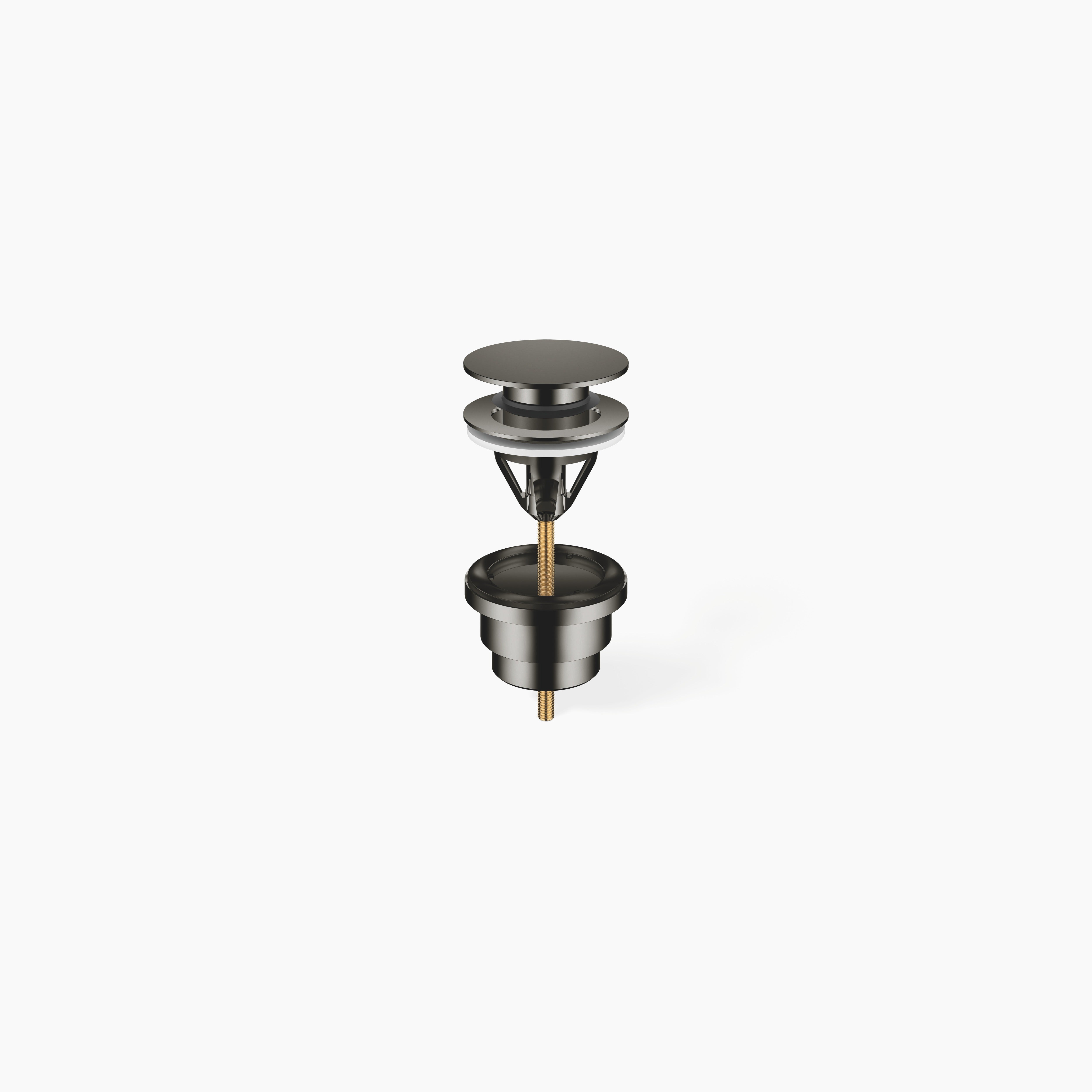 Basin Waste With Push Fastening 1 1 4 Chrome