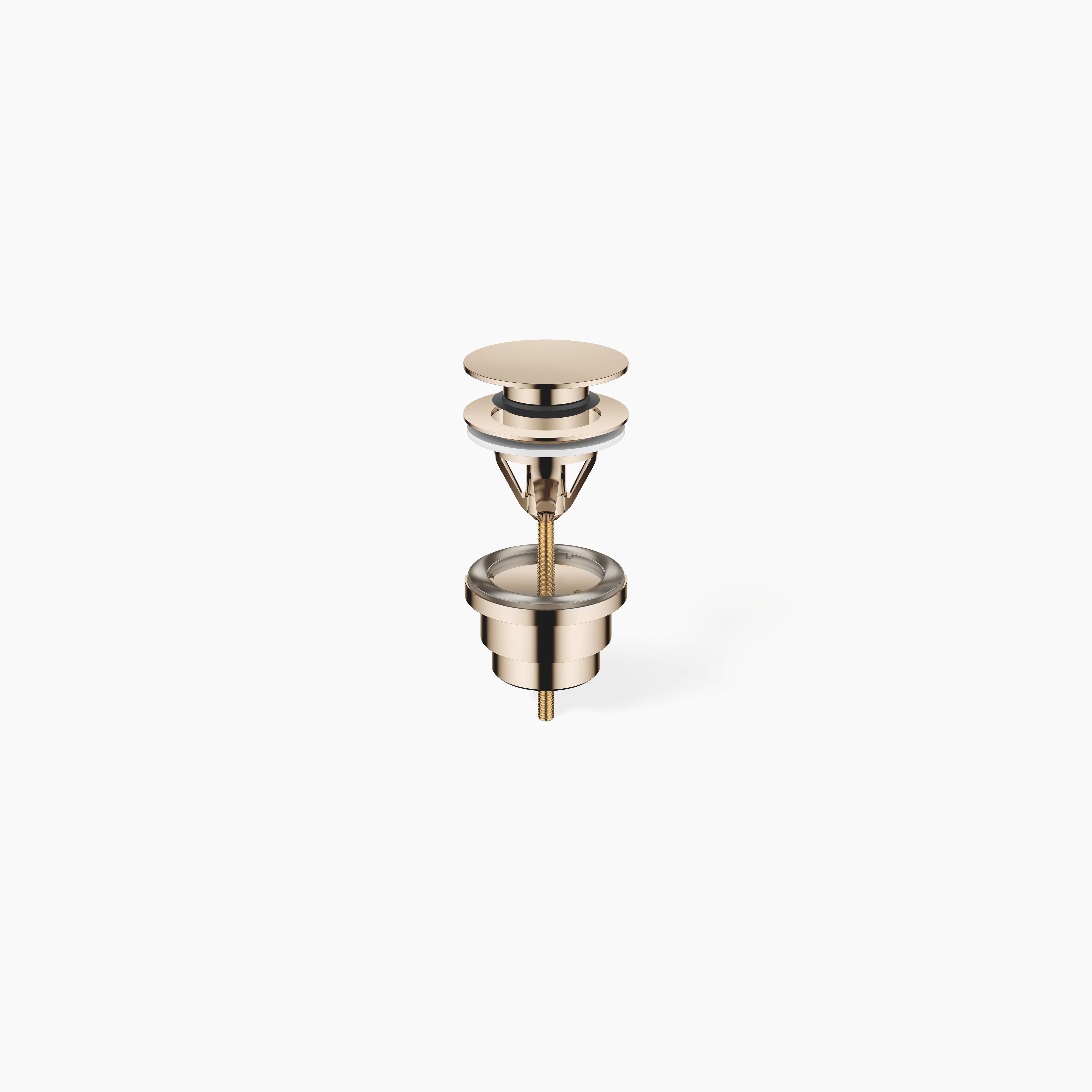 Basin Waste With Push Fastening 1 1 4 Chrome