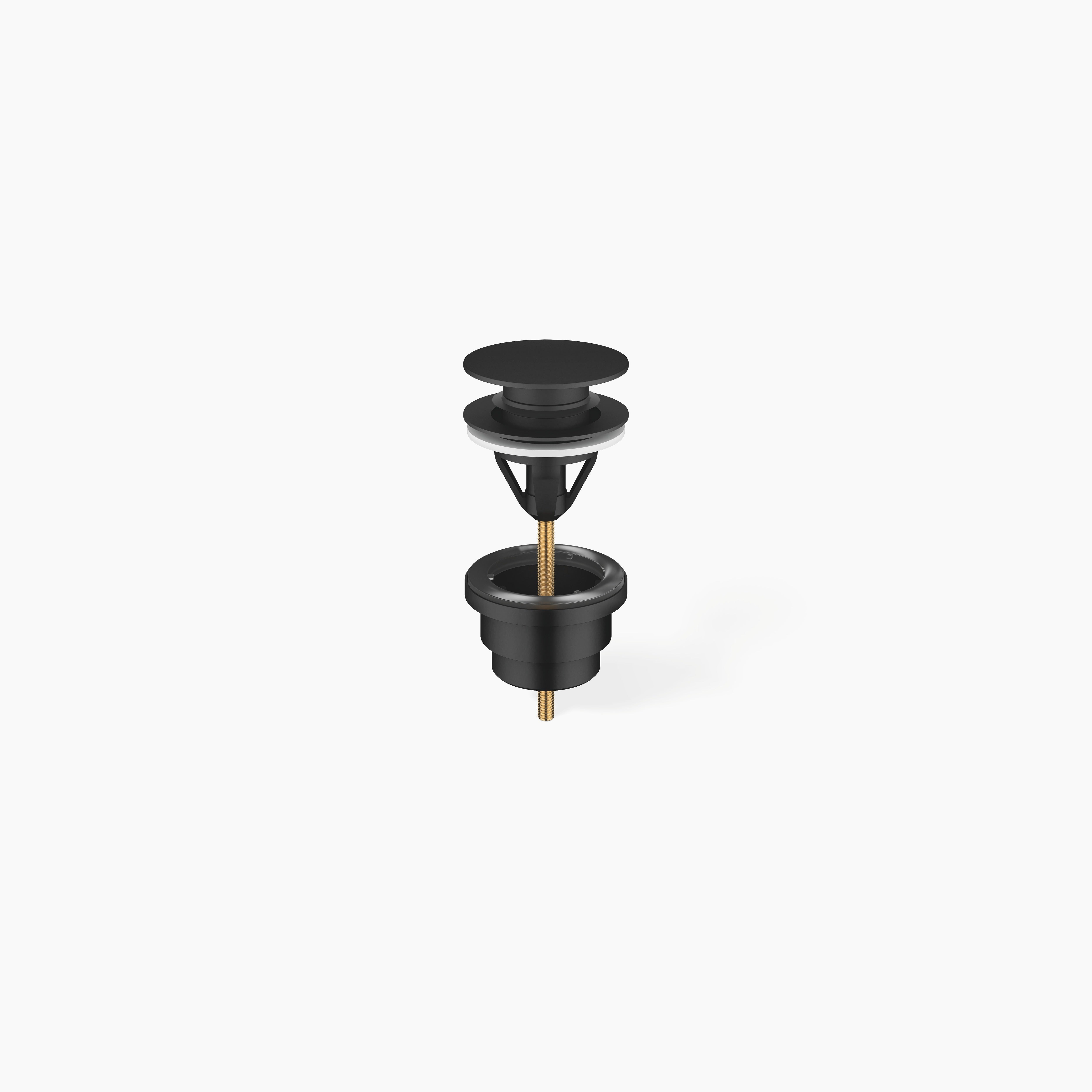 Basin Waste With Push Fastening 1 1 4 Chrome