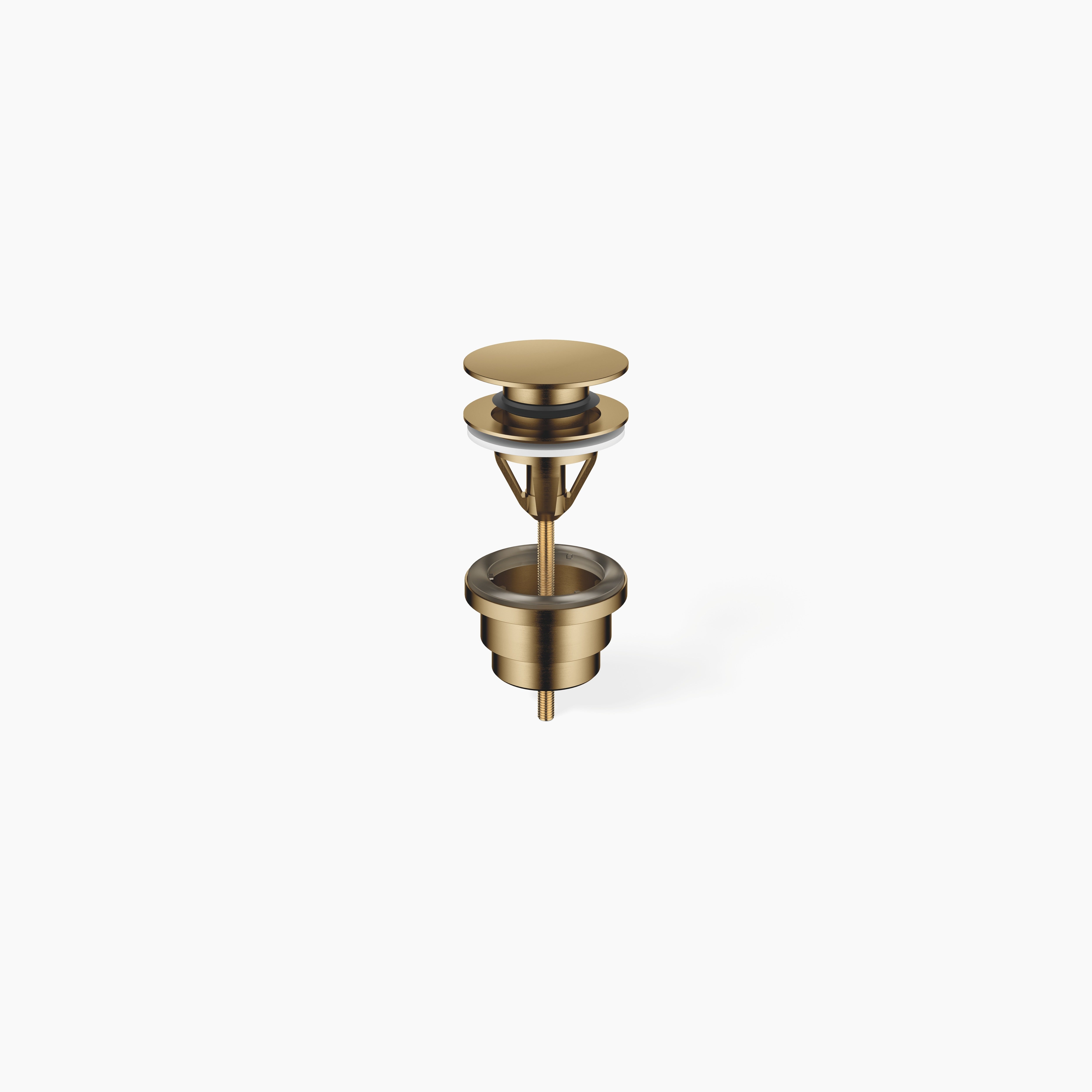 Basin Waste With Push Fastening 1 1 4 Chrome