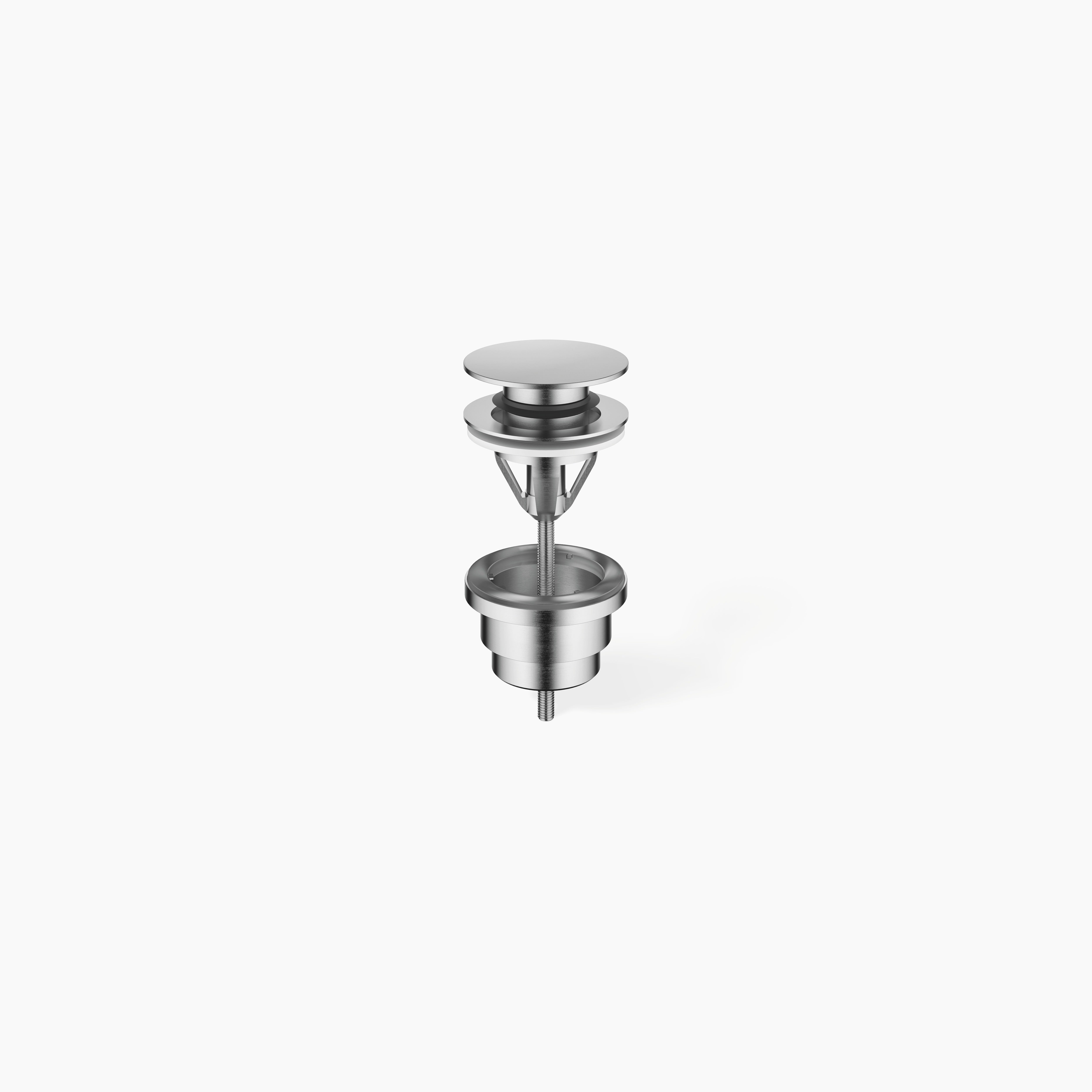Basin Waste With Push Fastening 1 1 4 Chrome