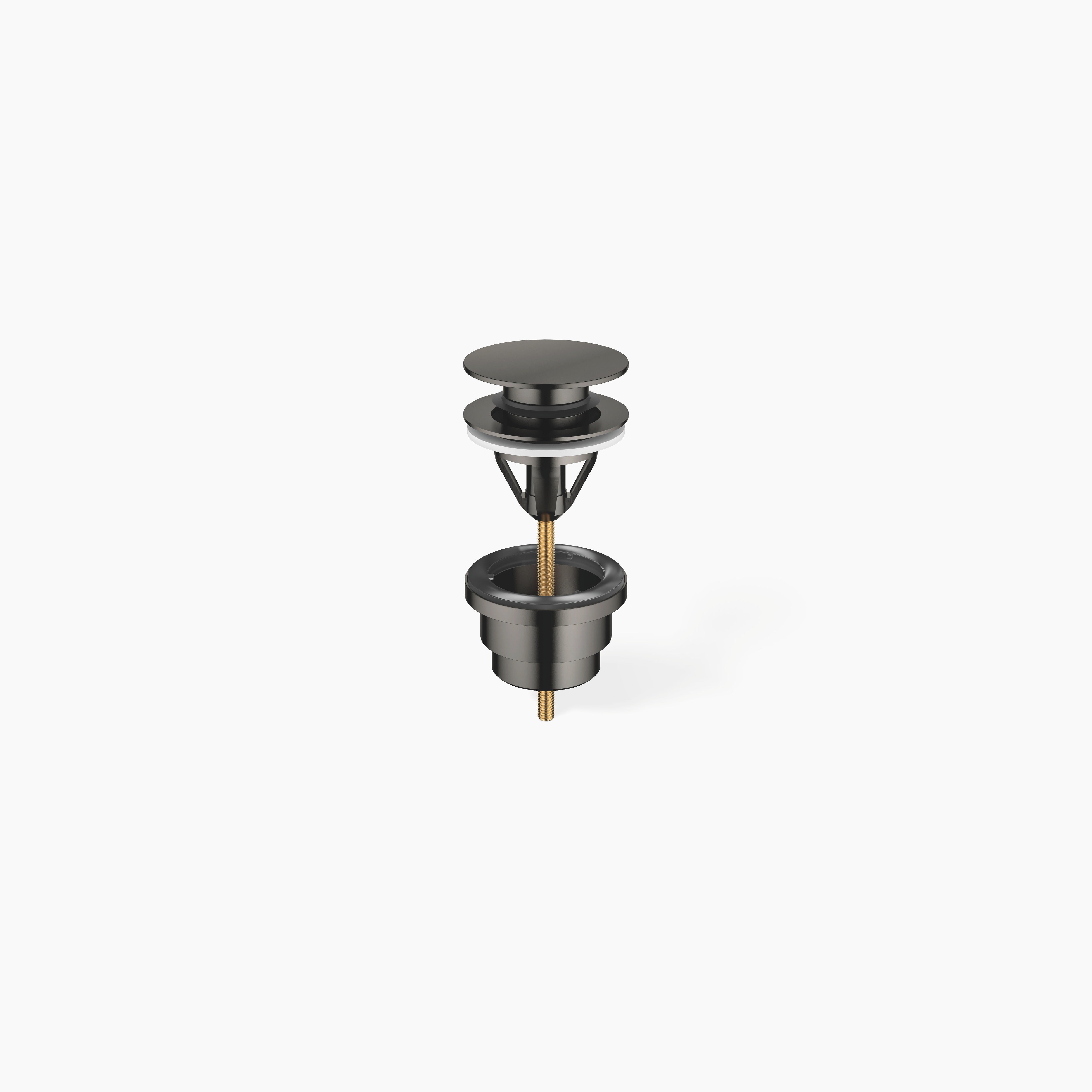 Basin Waste With Push Fastening 1 1 4 Chrome