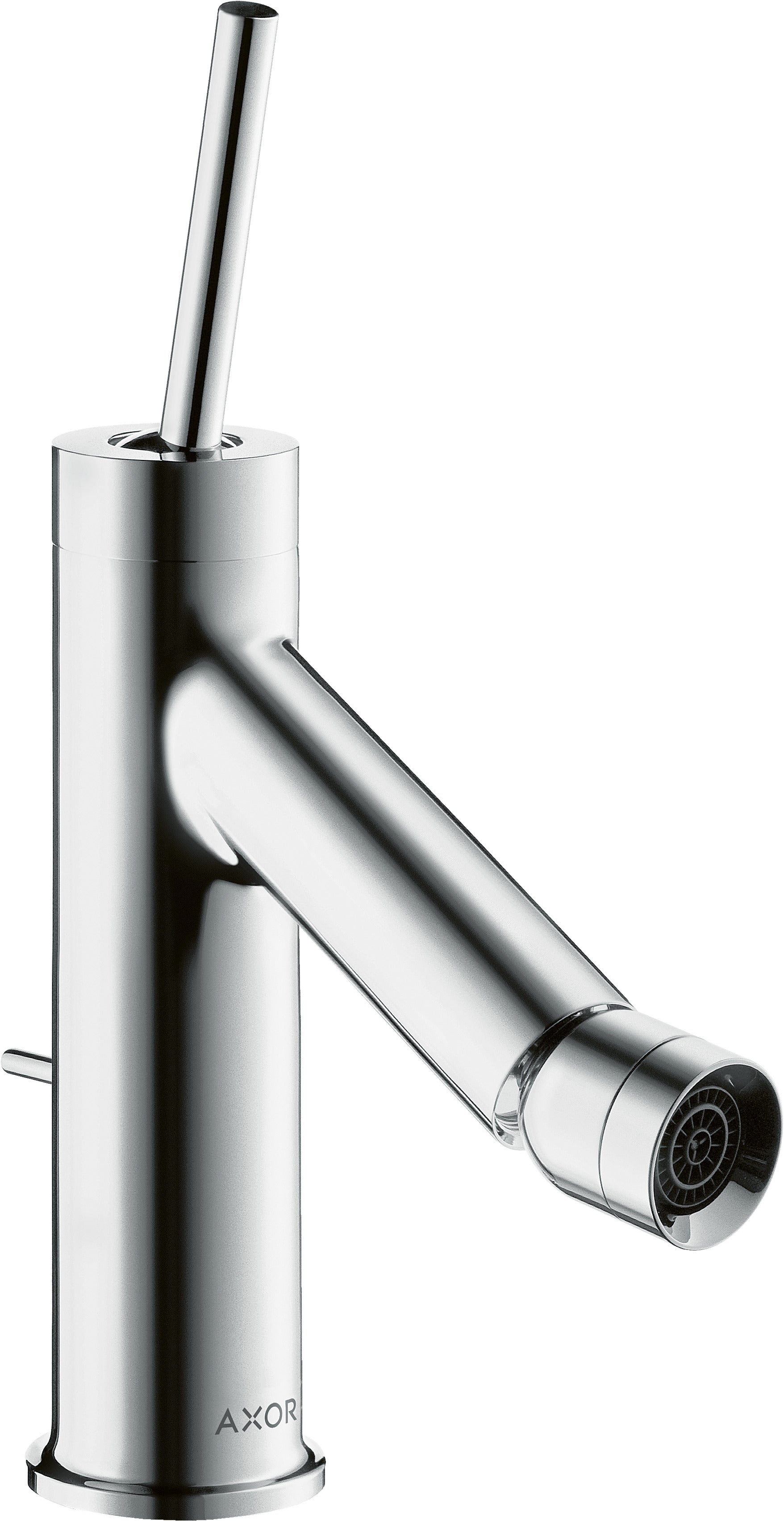 AXOR Starck Single lever bidet mixer with pin handle and pop-up waste