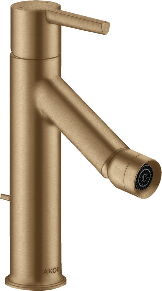 AXOR Starck Single lever bidet mixer with lever handle and pop-up waste