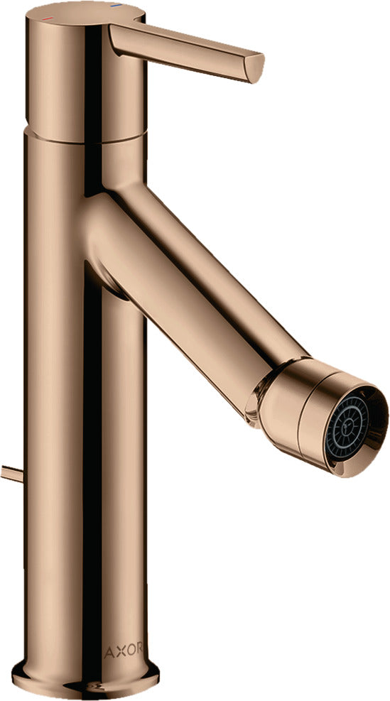 AXOR Starck Single lever bidet mixer with lever handle and pop-up waste