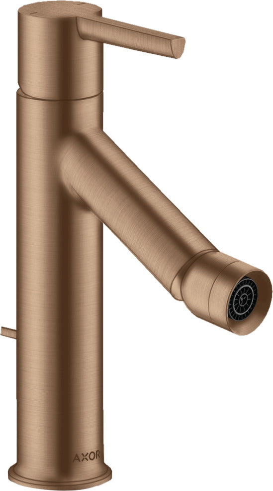 AXOR Starck Single lever bidet mixer with lever handle and pop-up waste