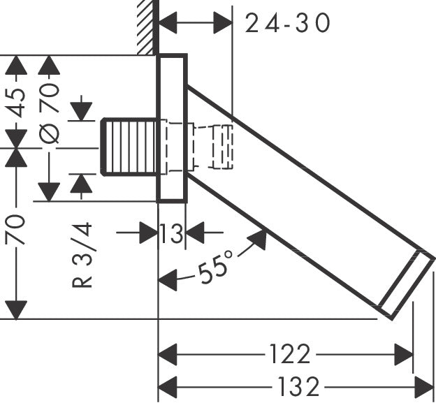 AXOR Starck Bath spout