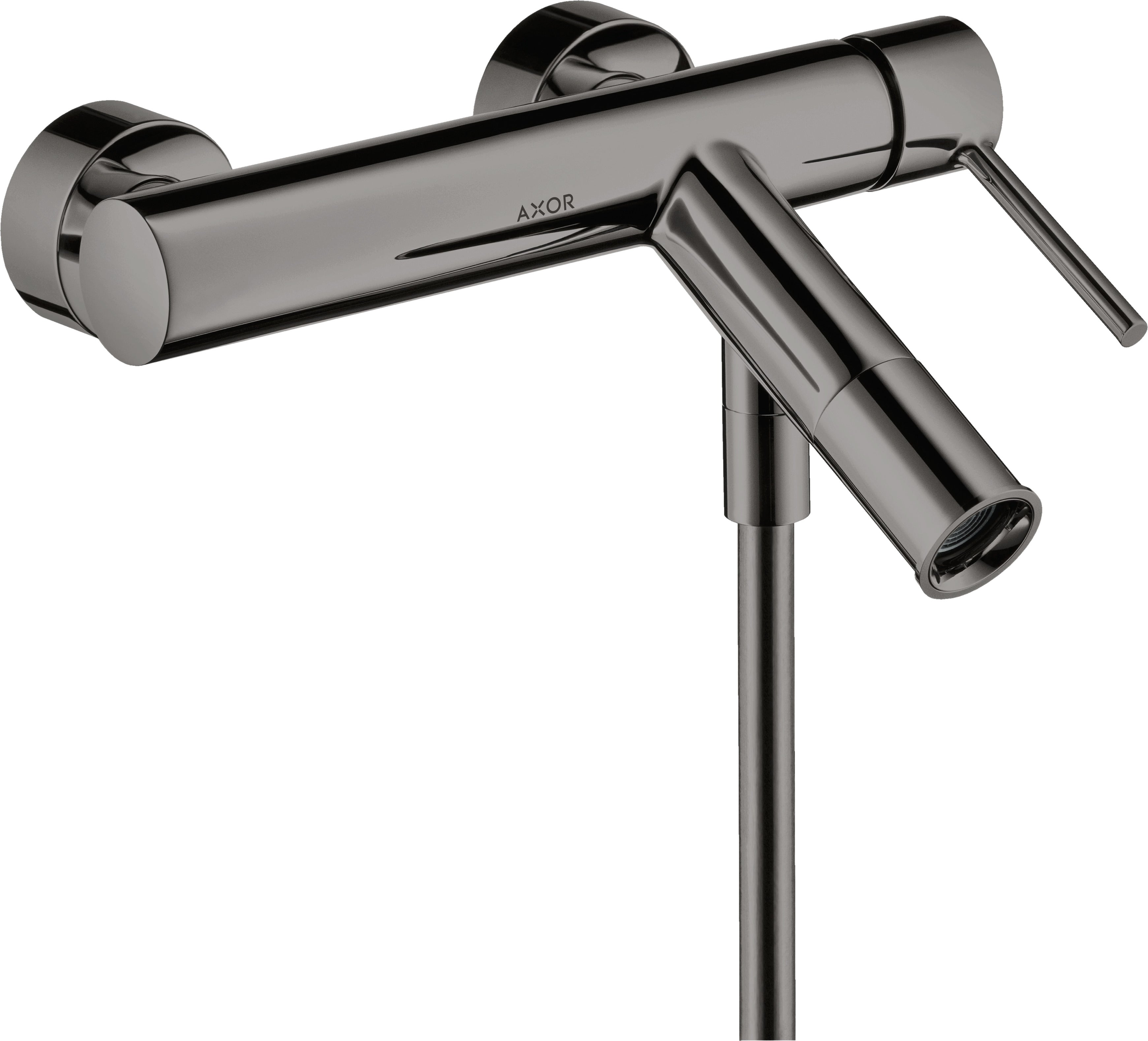 AXOR Starck Single lever manual bath mixer for exposed installation with pin handle