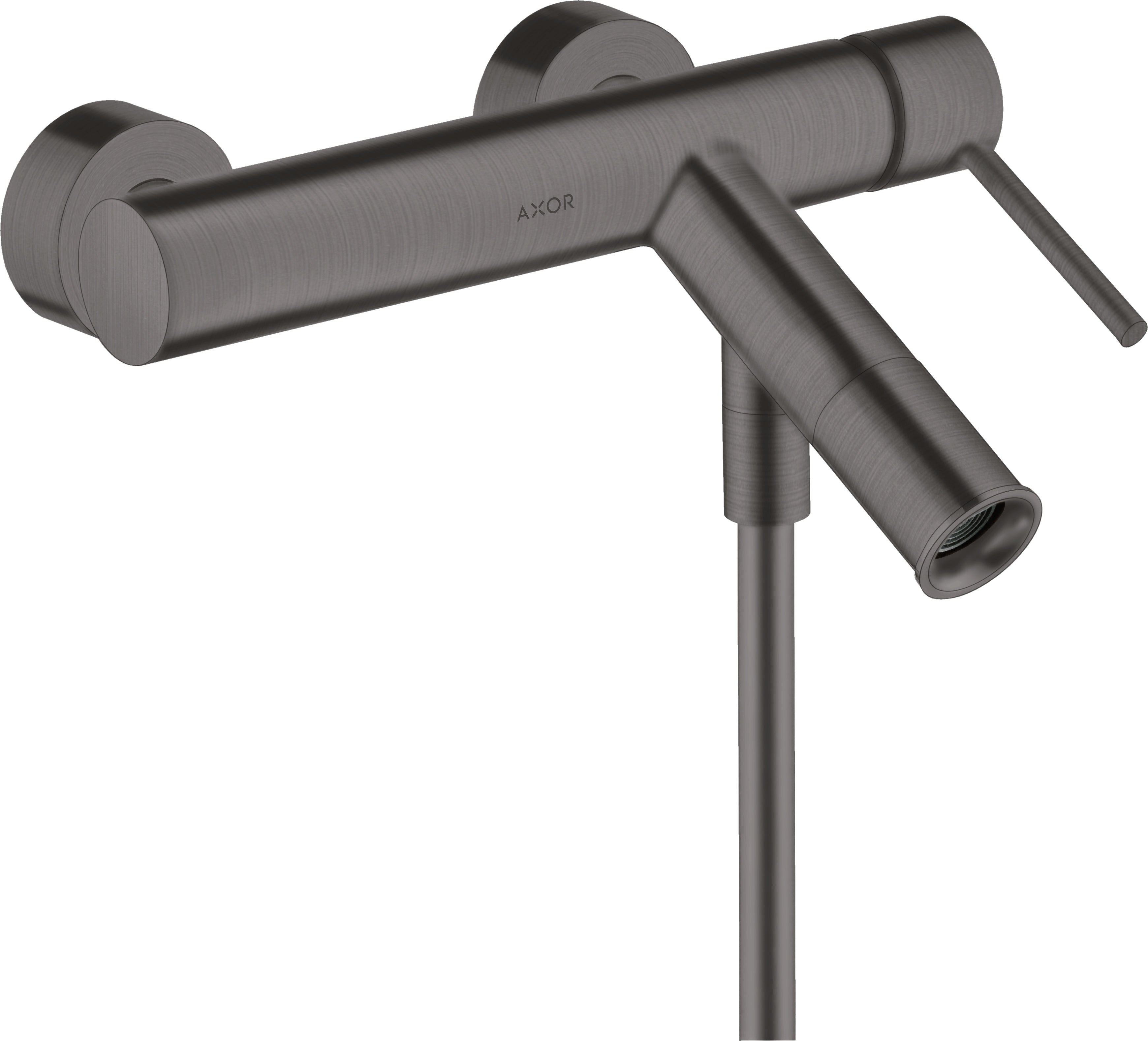 AXOR Starck Single lever manual bath mixer for exposed installation with pin handle