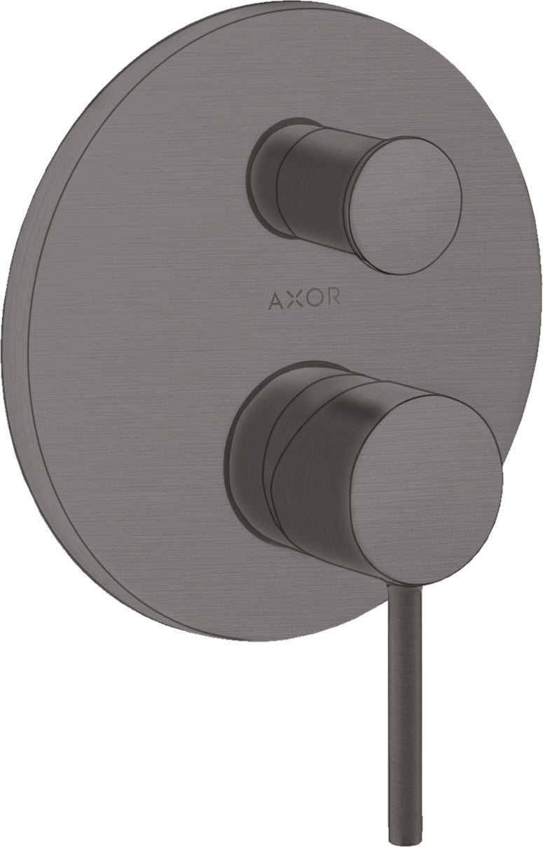 AXOR Starck Single lever manual bath mixer for concealed installation with pin handle and integrated backflow prevention