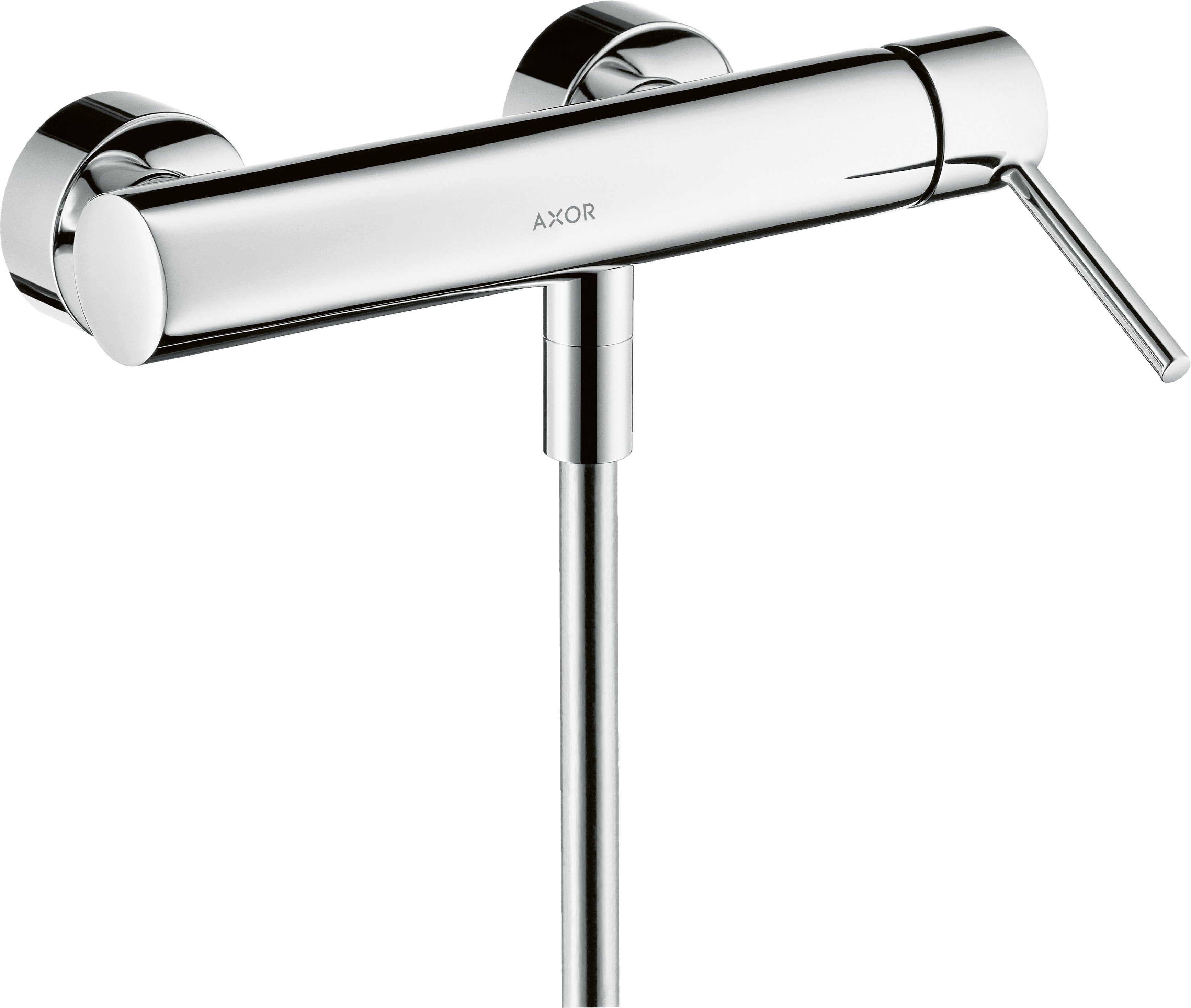 AXOR Starck Single lever manual shower mixer for exposed installation with pin handle