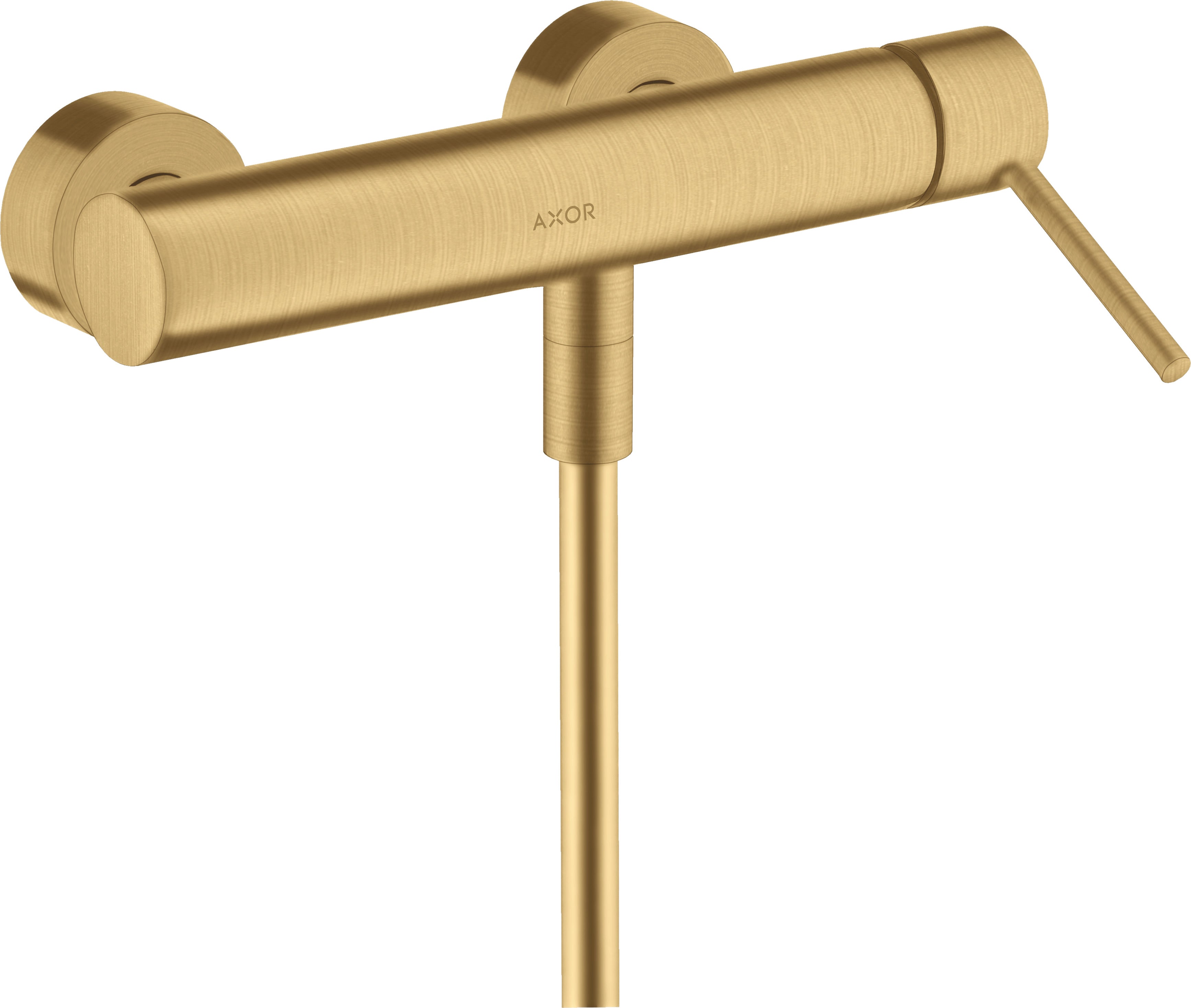 AXOR Starck Single lever manual shower mixer for exposed installation with pin handle