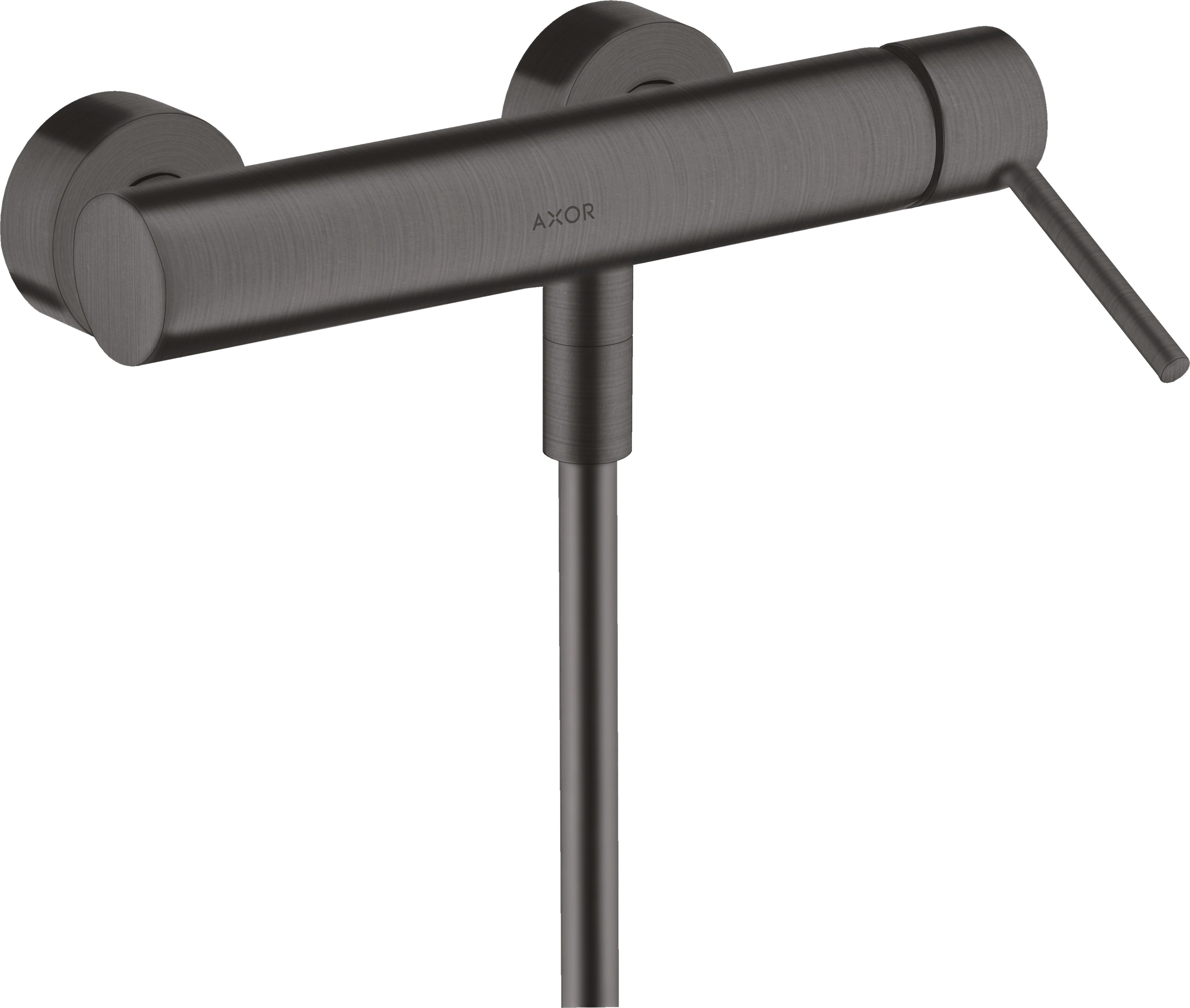 AXOR Starck Single lever manual shower mixer for exposed installation with pin handle