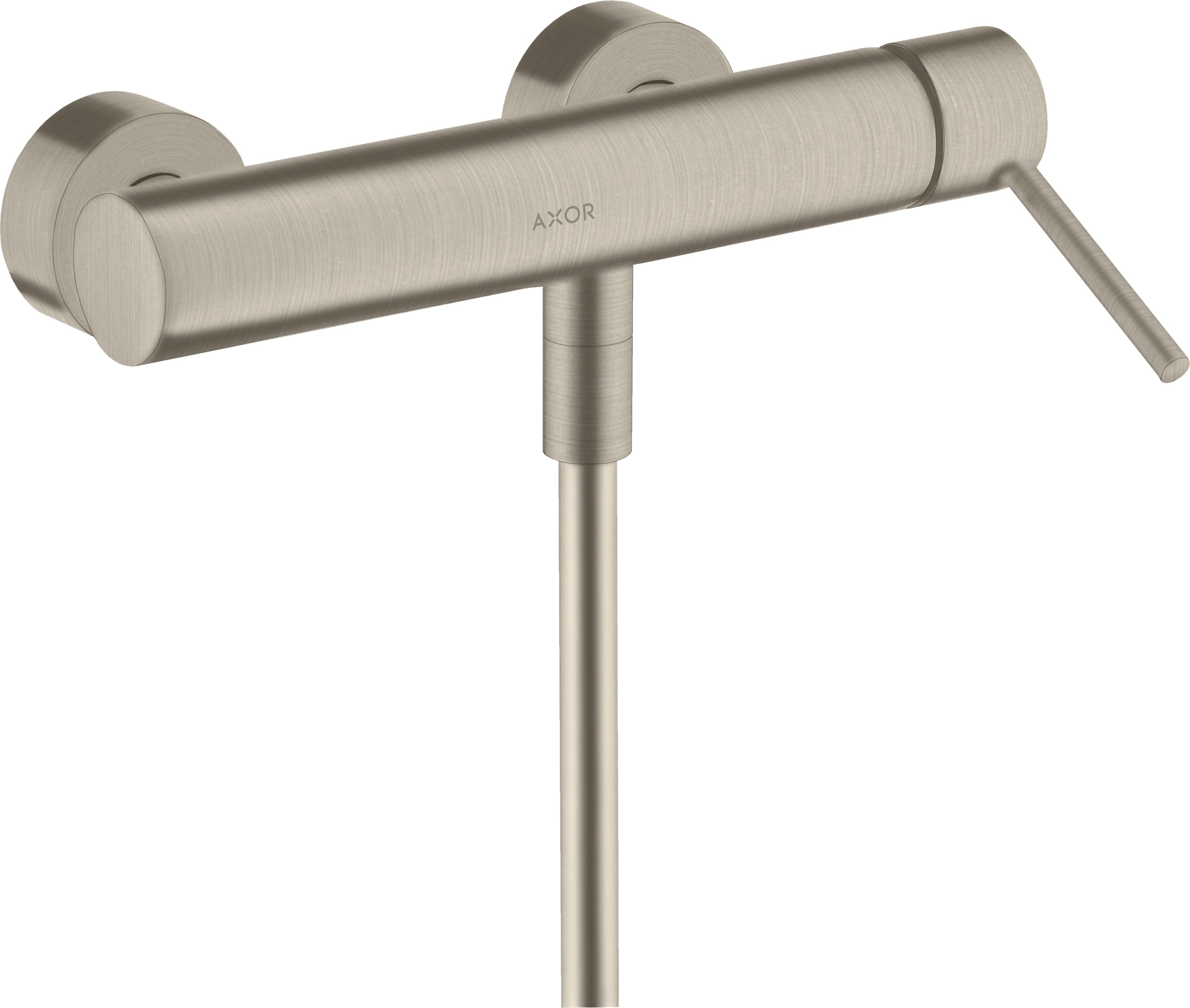 AXOR Starck Single lever manual shower mixer for exposed installation with pin handle