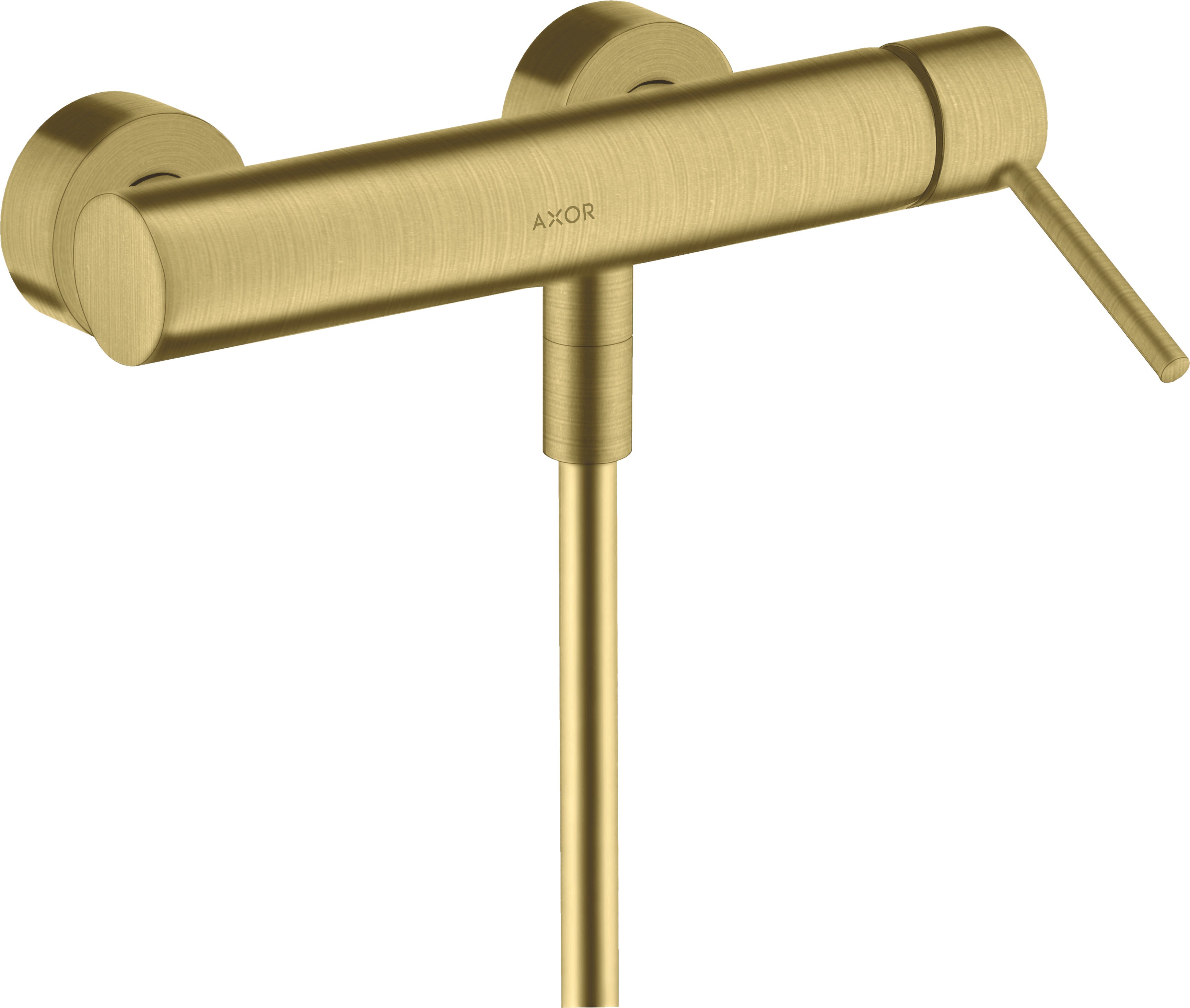 AXOR Starck Single lever manual shower mixer for exposed installation with pin handle
