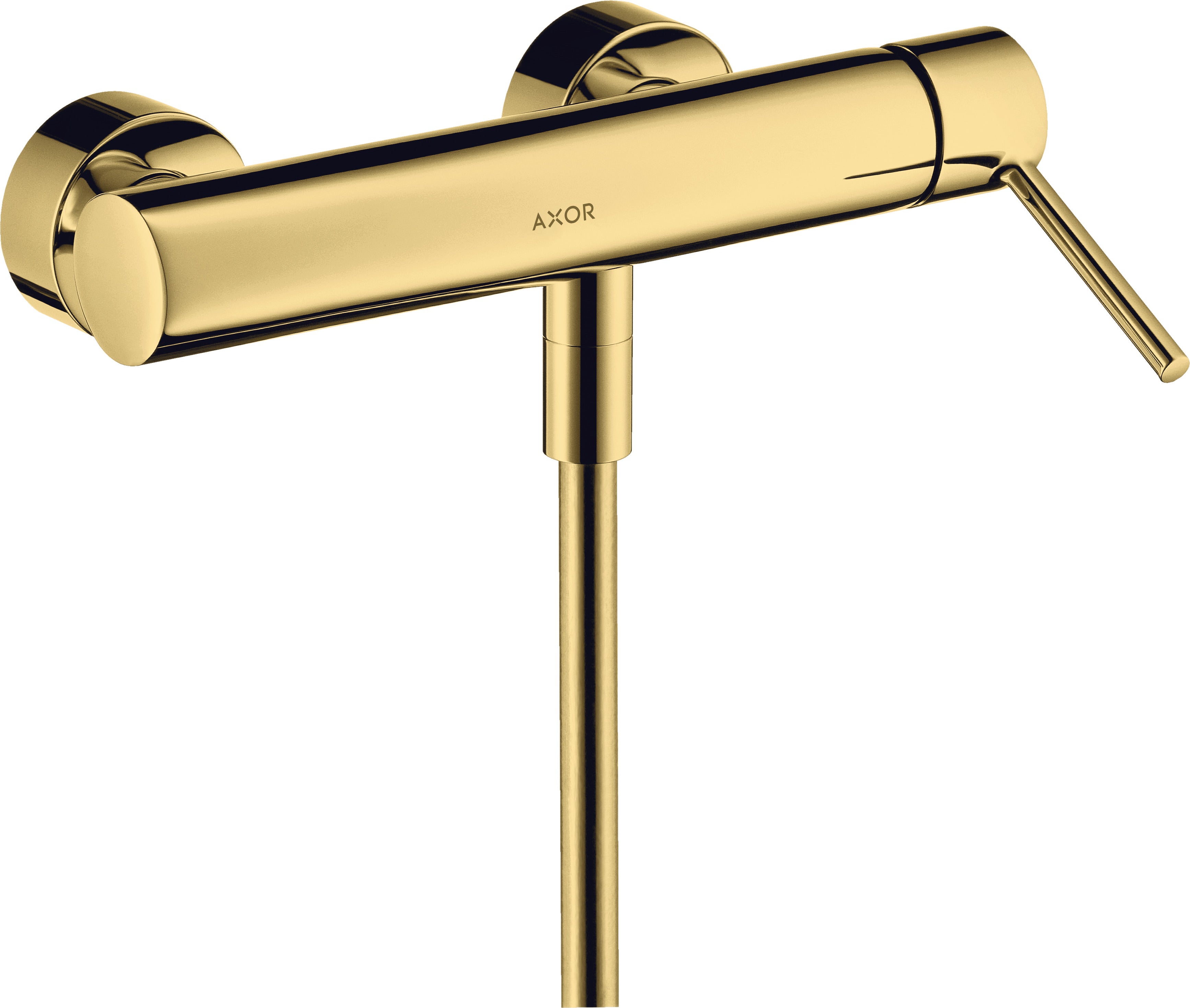 AXOR Starck Single lever manual shower mixer for exposed installation with pin handle