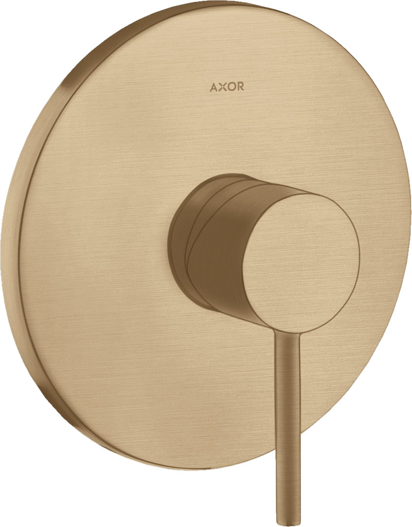 AXOR Starck Single lever manual shower mixer for concealed installation with pin handle