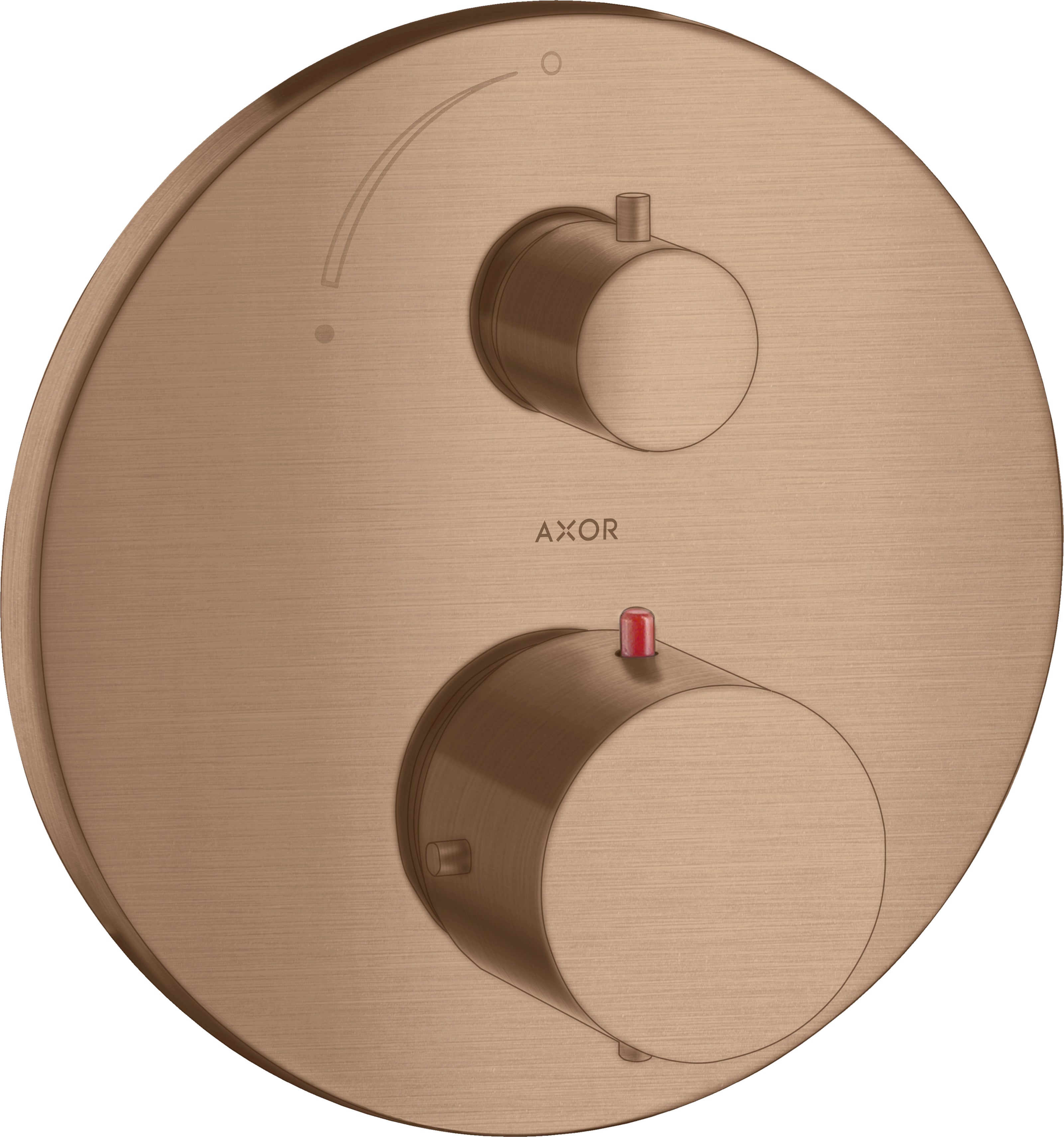 AXOR Starck Thermostatic mixer for concealed installation with shut-off valve